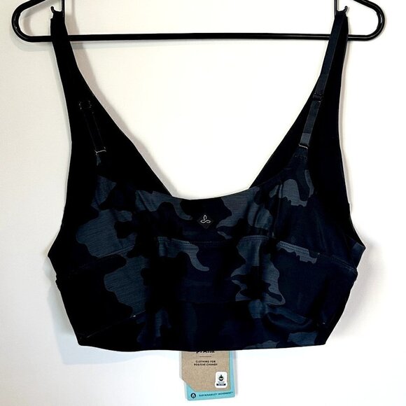 NWT Prana Layna Brami in Black Camo - Size Medium - Picture 9 of 9